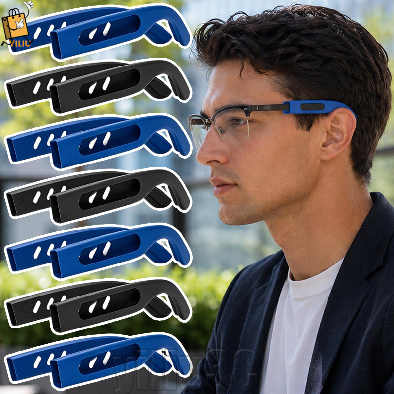 [Prim] 2-1Pairs Smart Glasses Anti Slip Grips-Mangas Protetoras De Óculos-Suporte Macio Da Moda-Acessórios Para Esportiv