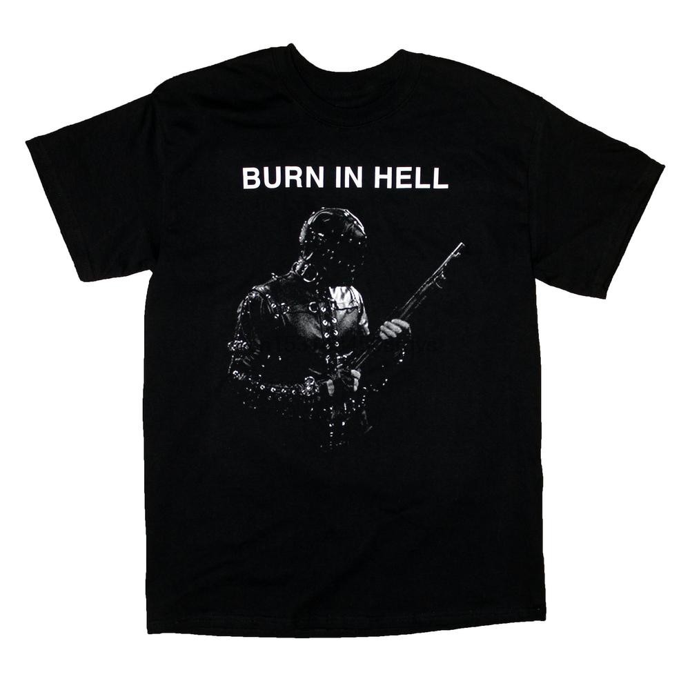 Burn In Hell Screen Impresso Camiseta Filme De Terror