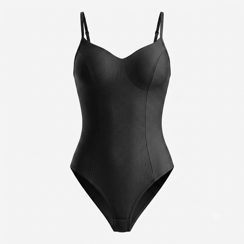 Body Feminino Alça Fina Decote Com Bojo Coração Corpete Liso Tendência Blogueira Tamanho Único Vest do 36 ao 42o