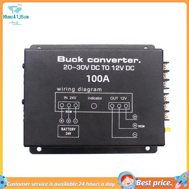 Hbm100a DC 24V A 12V Conversor De Energia Para Carro Elétrico Com Controle De Temperatura Carrinho De Golfe Clube Caminh