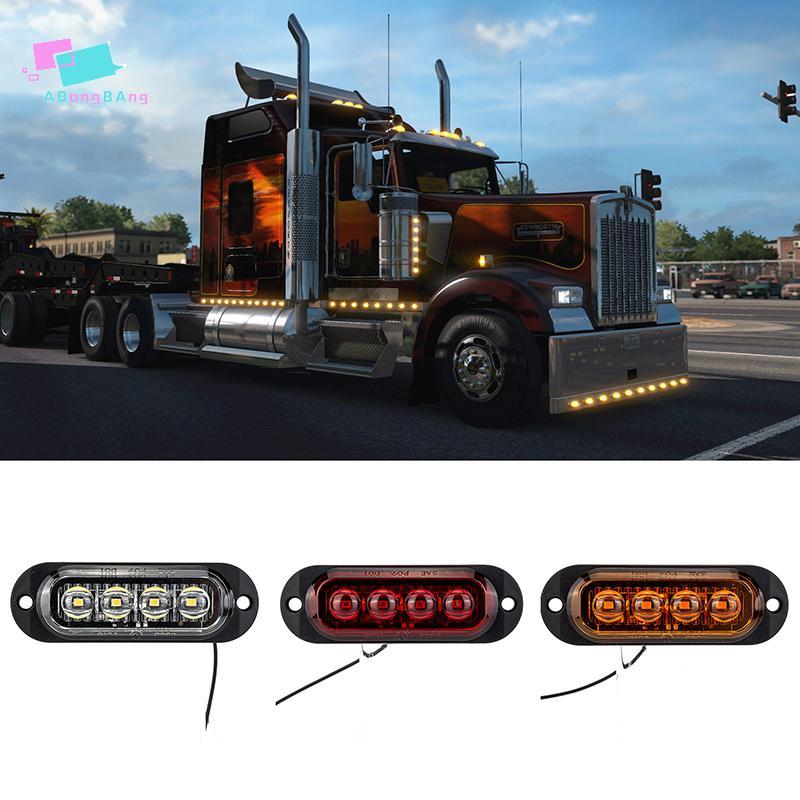 Abongbanghn 12V 24V Tru LED Marcador Lateral Luz Reboque Do Carro DOT E8 Marca Refletor Van Lâmpada De Folga Para Caminh