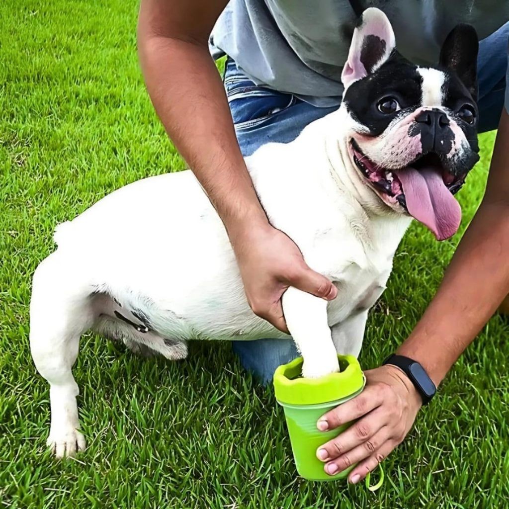 Limpa Patas Pet Silicone Copo Limpador Cachorro Gatos Coloridos Conforto Banhos Limpeza saúde