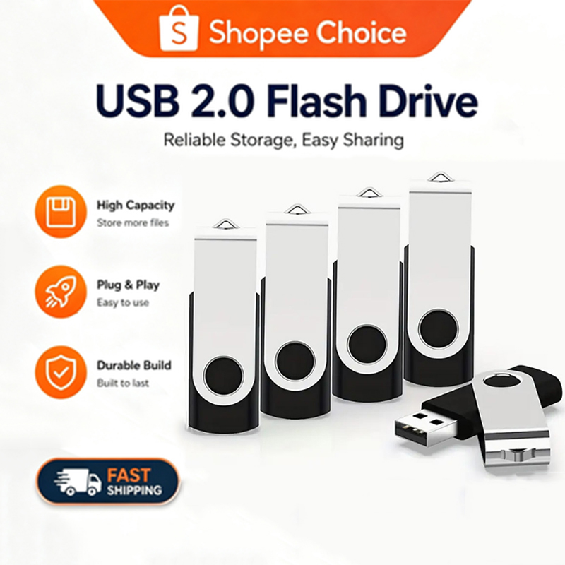 Pen drive USB portátil (5/unidades) de 1GB, 2GB, 4GB, 8GB, 16GB, 32GB, 64GB – memória à prova d'água compatível com PC,