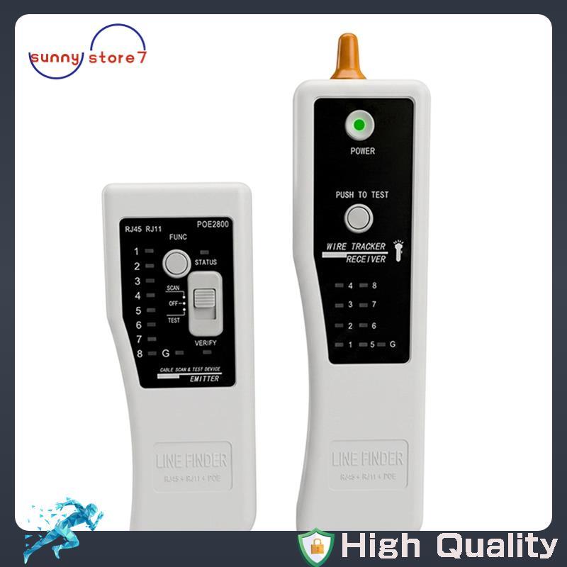 Localizador De Cabos De Rede POE Live Line Wire 68V Testador De Cabo Anti-Queimadura Para Linhas Ethernet E Telefônicas