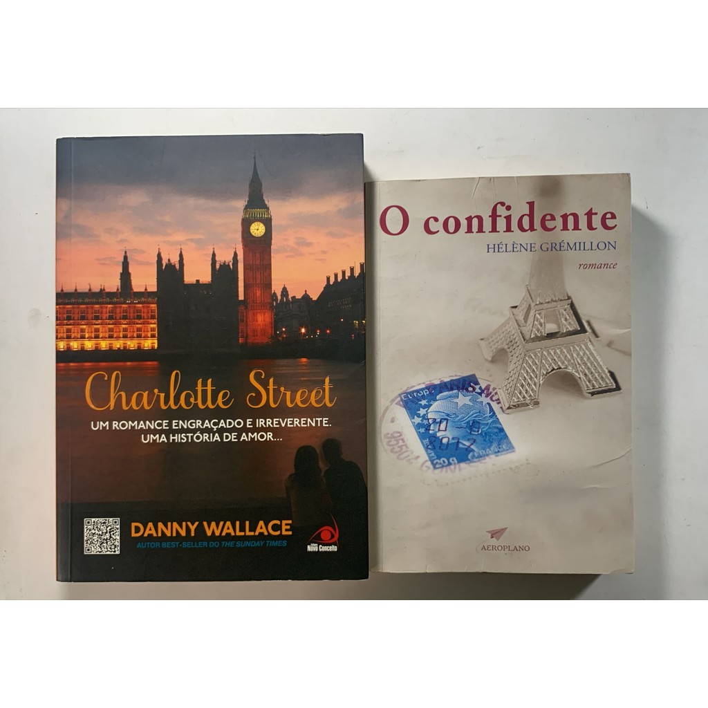 kit 2 livros Charlotte Street O confidente