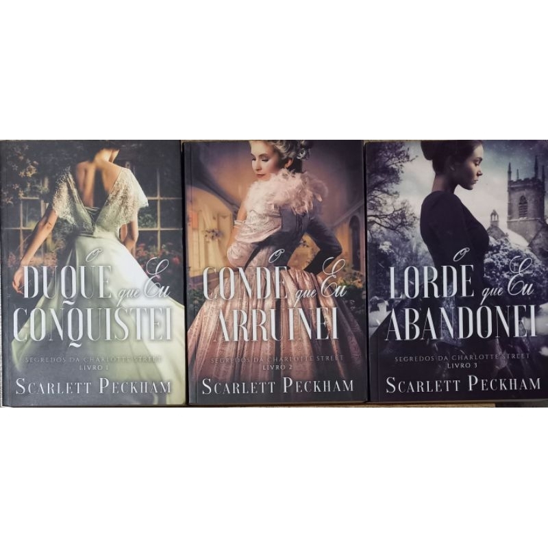 série segredos de Charlotte street - 3 livros