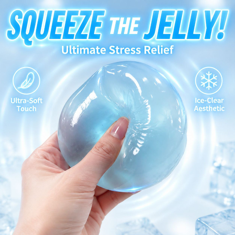 [Giảm Stress] Soft Ice Skin Stress Reliever Toy For Kids And Adults / Đồ Chơi Giảm Stress / Chậm Phục Hồi / Chất Liệu Mề