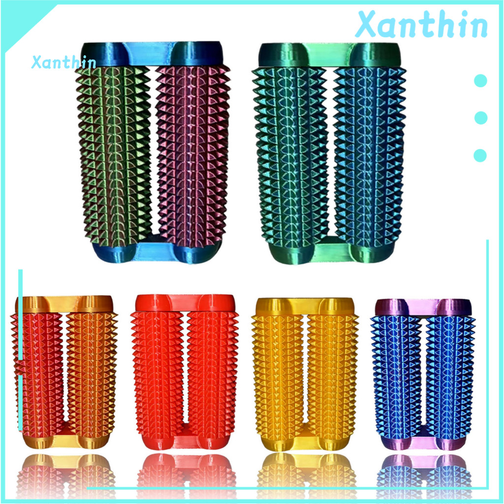 Spiky Fidget Roller 3d Printed Toy for Stress Relief – Handheld Bumpy Massage Stick Anxiety for Kids Teens Adults Port