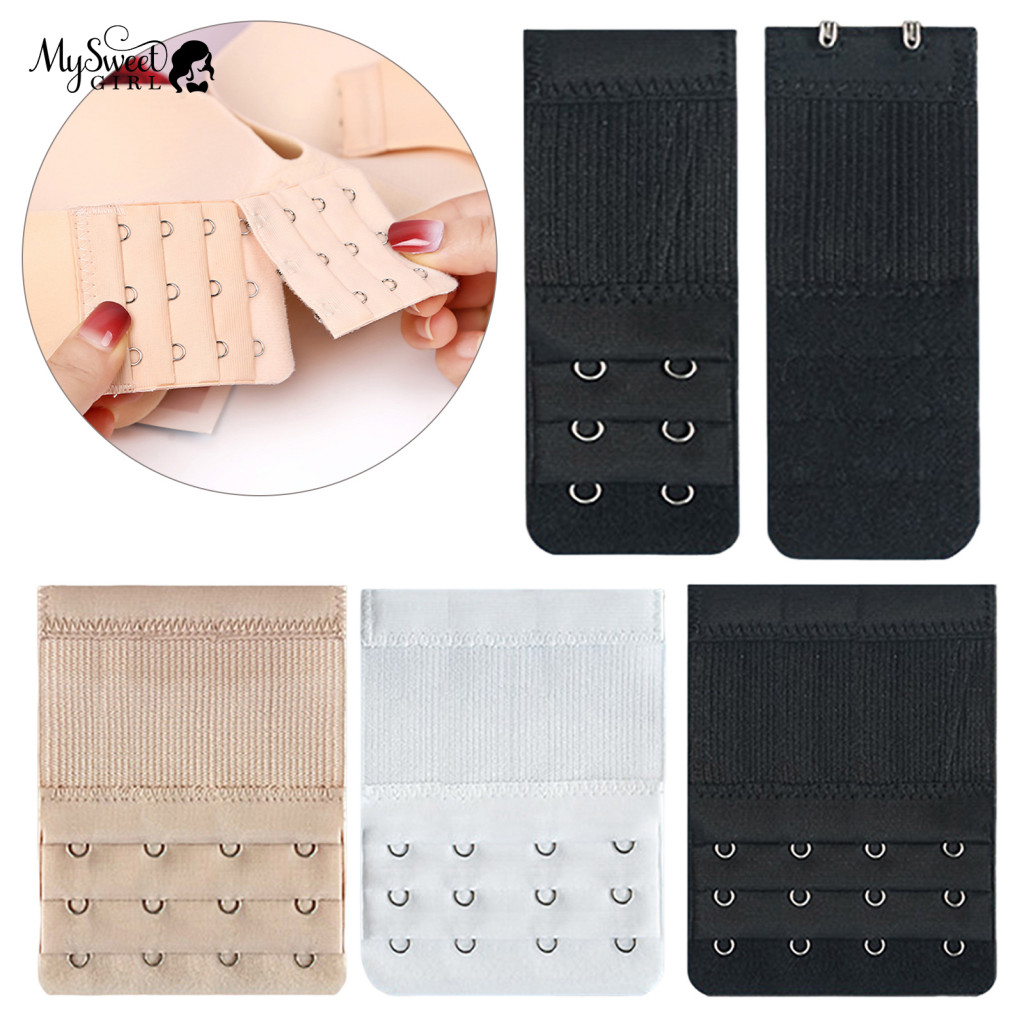 Bra Fitting Solution 4pcs Adjustable Extenders 2 3 4 Hooks Stretchy Band Replacement Straps for Pregnant Women Comfortab