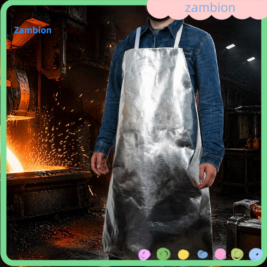 Heat Reflective Safety Gear Welding Protective Clothing Resistant Aluminum Foil Apron – for Metal Casting