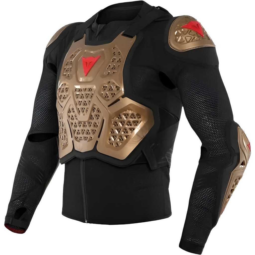 Colete Off Road Big Trail Dainese MX2 Safety Jacket 2.0 Dourado