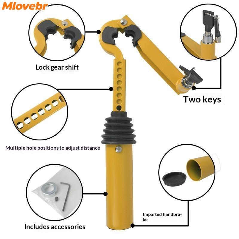 MOVE Car Gear Shift Lo Ajustável Anti Roubo Segurança Fácil Instalação Universal Fit Para SUV Sedan Tru Estacionamento A