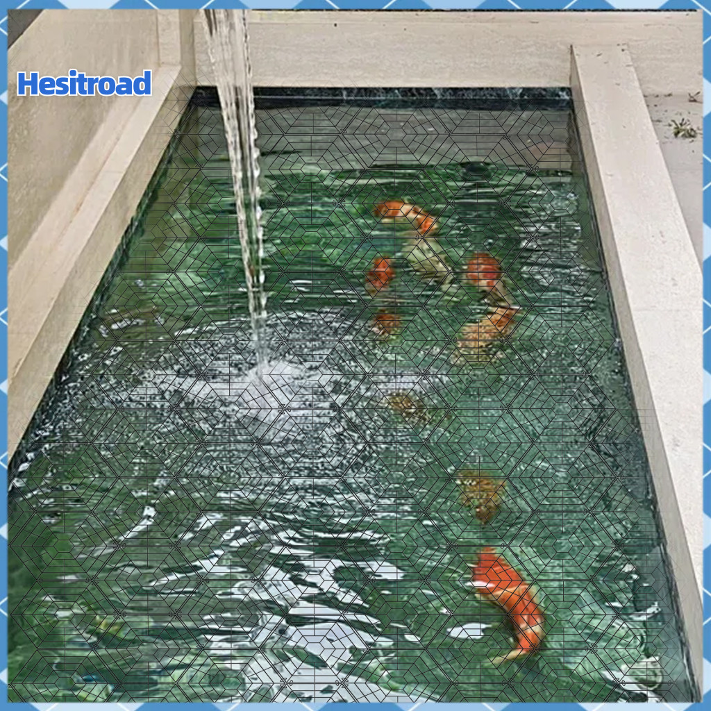 20pcs Floating Pond Protector Nets with Clips Ties – Fish Covers Heron Cat Deterrent Panels Predator Guard for Garden