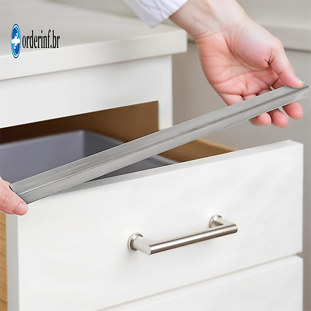 Drawer Cover Stainless Steel Guard 2pcs Caps Slip-in Design Secure Fit Cabinet Door Protectors Kitchen for Home