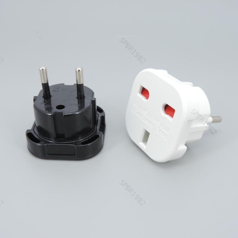 Carregador AC 250V Plugue Da Ue Tomada Britânica Universal Reino Unido Para Conversor Euro Adaptador De Fonte De Aliment