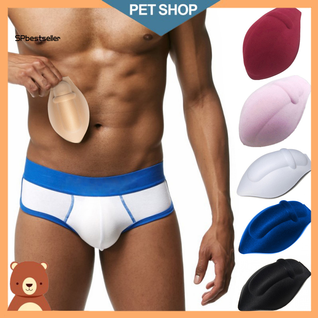 Enhancing Sponge Pad for Men Briefs Underwear Enhancement Padding Men's Push-up with Bulge Pouch Enlargement for Daily f