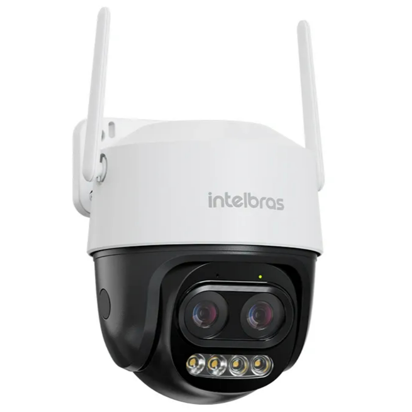 Câmera IP Wi-Fi Mini Speed Dome iM7+ Zoom Full Color Intelbras 1080p Inteligente 360°