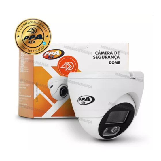 Câmera Segurança Dome Ppa 2mp 20m 2.8mm Color A Noite