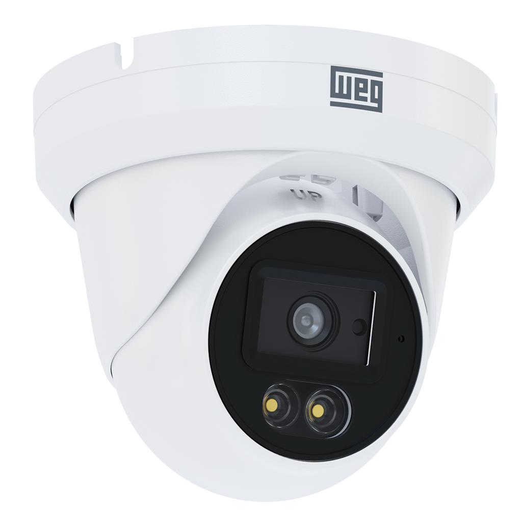 Camera Seguranca Dome Full HD 2,8Mm Night Color Branco Weg