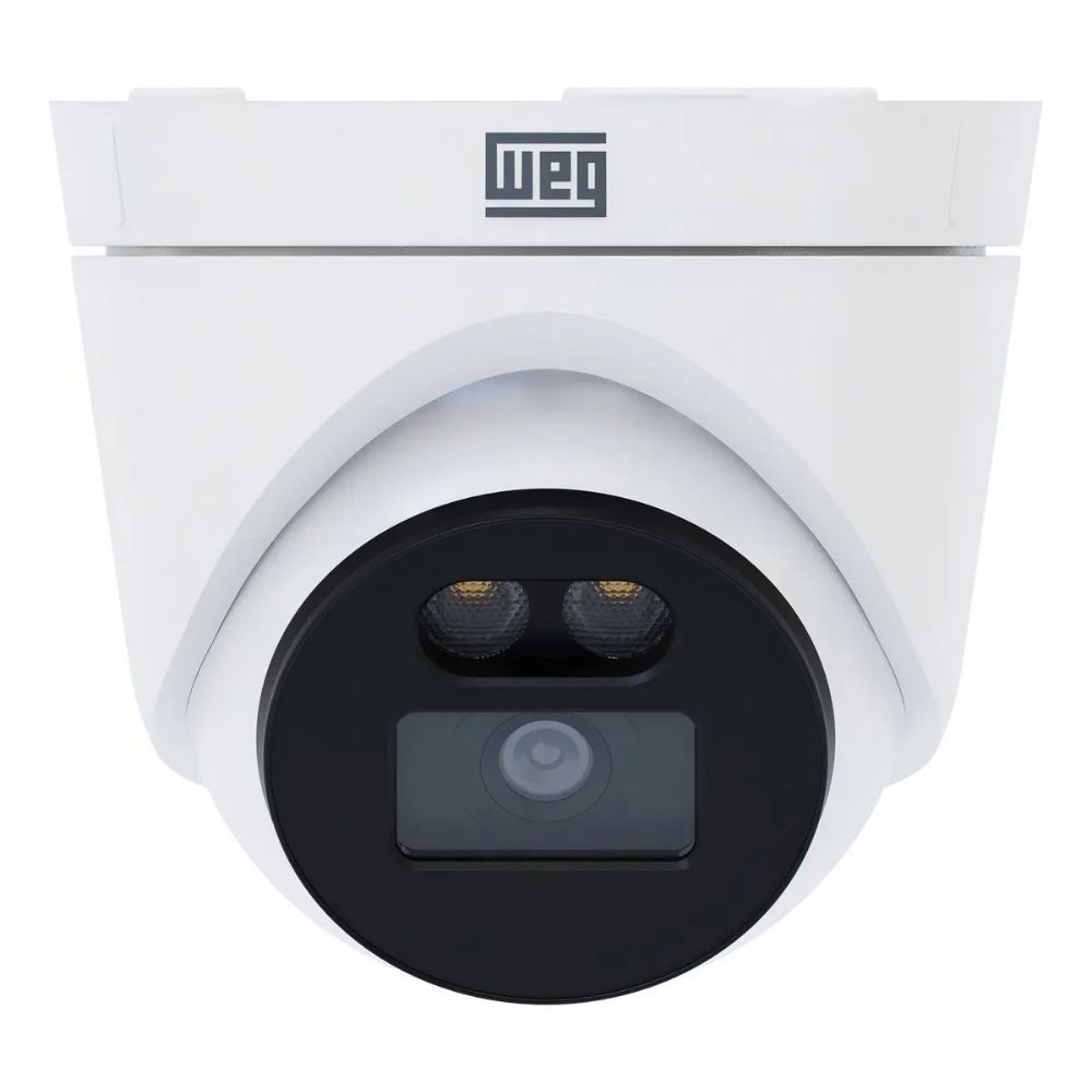 Câmera Dome IP Night Color 2MP Full HD PoE WEG