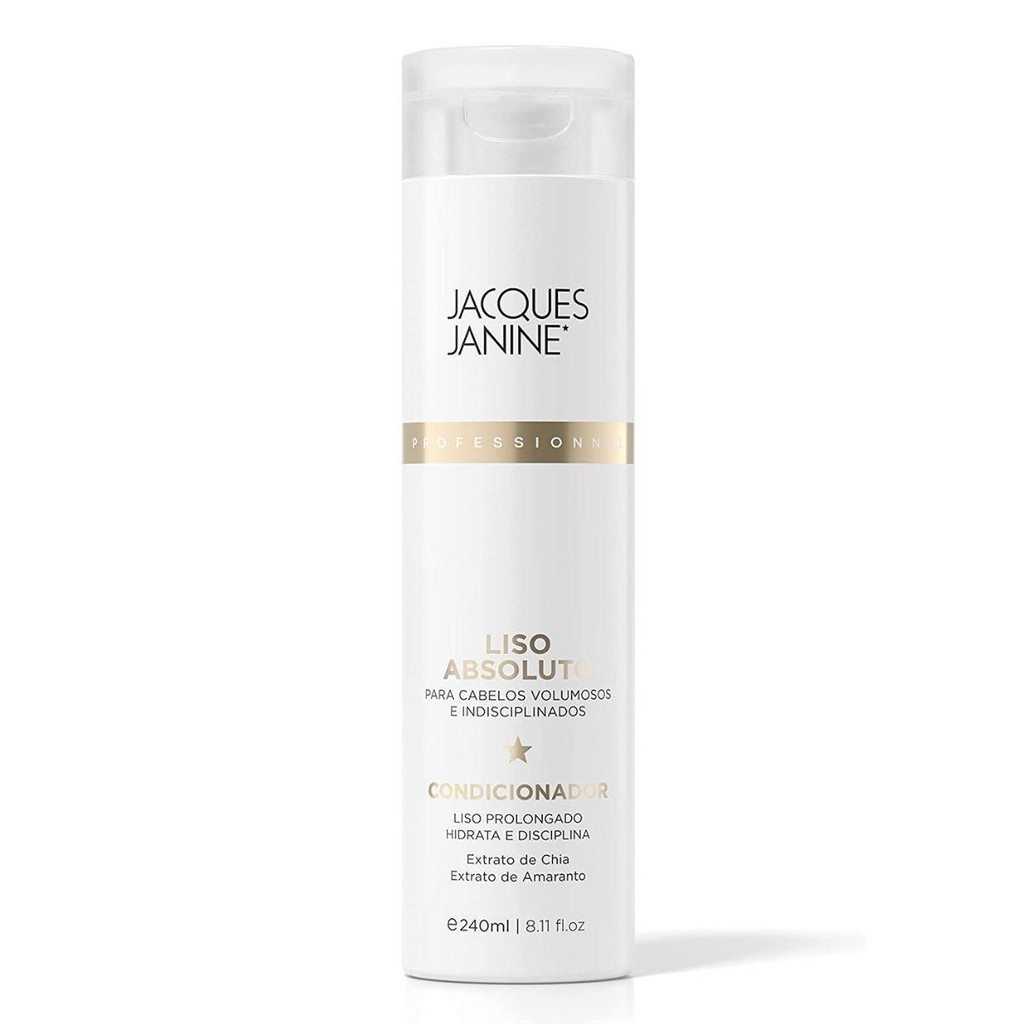 CONDICIONADOR JACQUES JANINE LISO ABSOLUTO 240ML