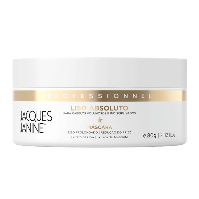 Jacques Janine Máscara Tratamento Creme Liso Absoluto 80g