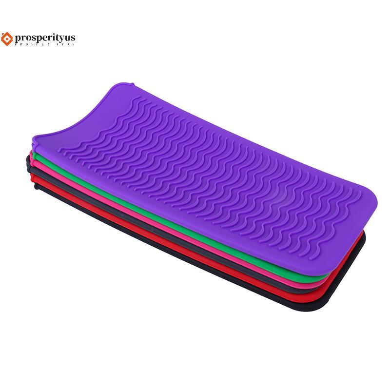 [PPTS] Tapete Alisador De Cabelo Resistente Ao Calor Silicone Bolsa De Armazenamento De Poetas Para Viagens Em Casa