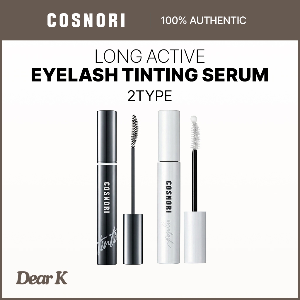 [COSNORI] Soro Longo Ativo Para Tingimento De Cílios Vegan Black 9g Lash Care