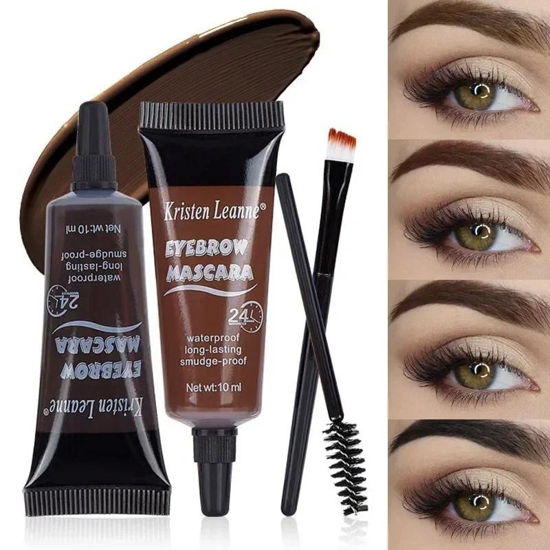 Profissional Sobrancelha Realçadores Creme Feminino Natural Líquido Tingimento Conjunto Pigmentos De Tatuagem Duradouro