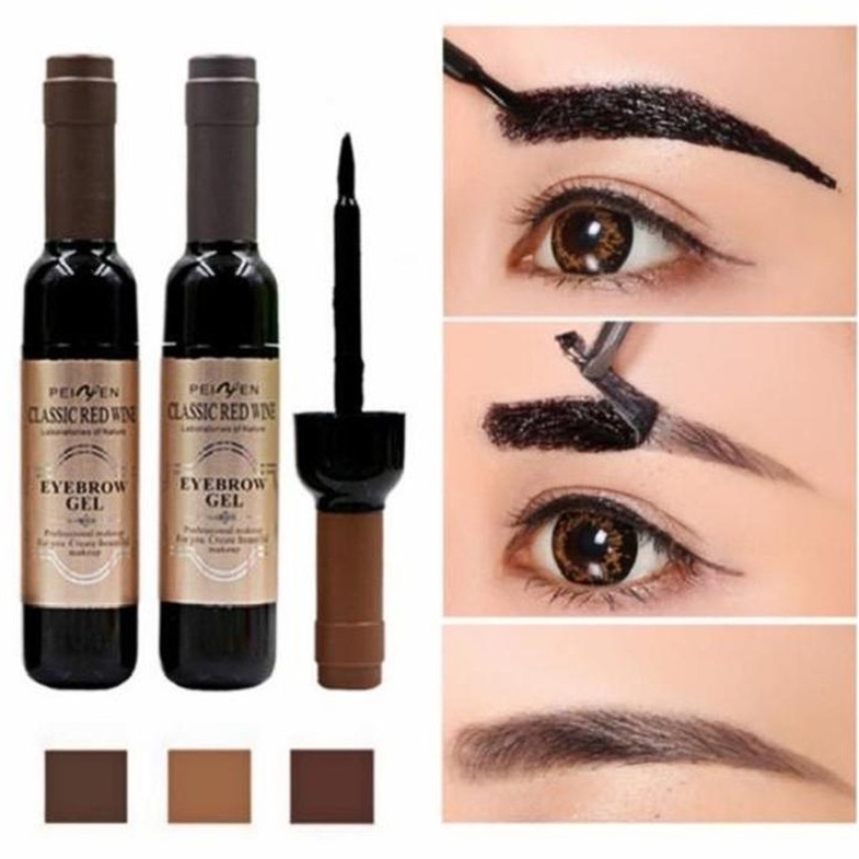 Novo Gel de Sobrancelha Tatuagem Impermeável Perfeito - Tingimento de Sobrancelhas Red Wine, Impermeável e que Sai com