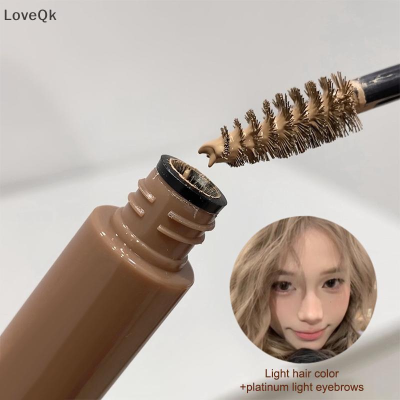 LoveQk 3 Cores De Longa Duração Creme De Rímel De Sobrancelha Fixo À Prova D'água Tingimento Cor Gel Qui-Seco Com Pincel