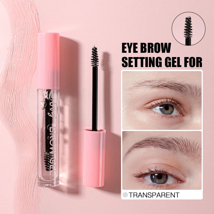 Creme Modelador De Sobrancelha Em Gel Transparente , Longo Prazo , Fixo , À Prova D'água , Tingimento Sem halo , Feminin