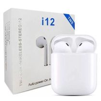 Fone De Ouvido Wireless I12 Tws Bluetooth 5.0 Para Iphone E Android