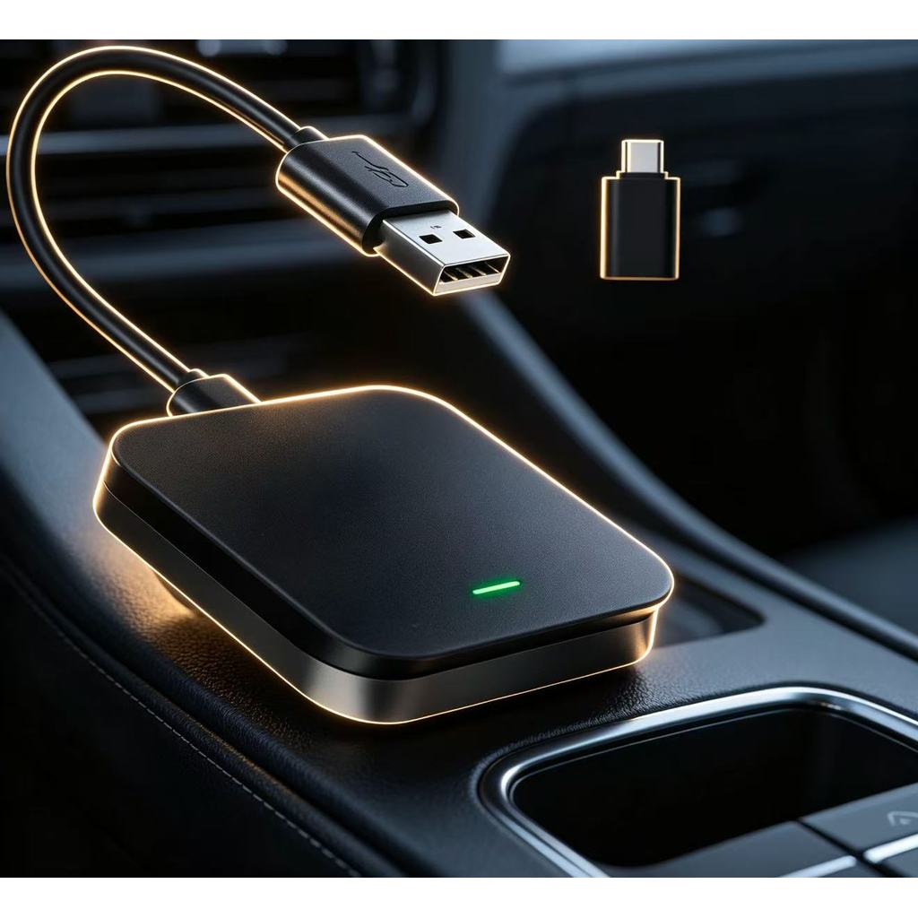 Adaptador Wireless CarPlay para iPhone: Plug and Play, Transforme seu Carro!