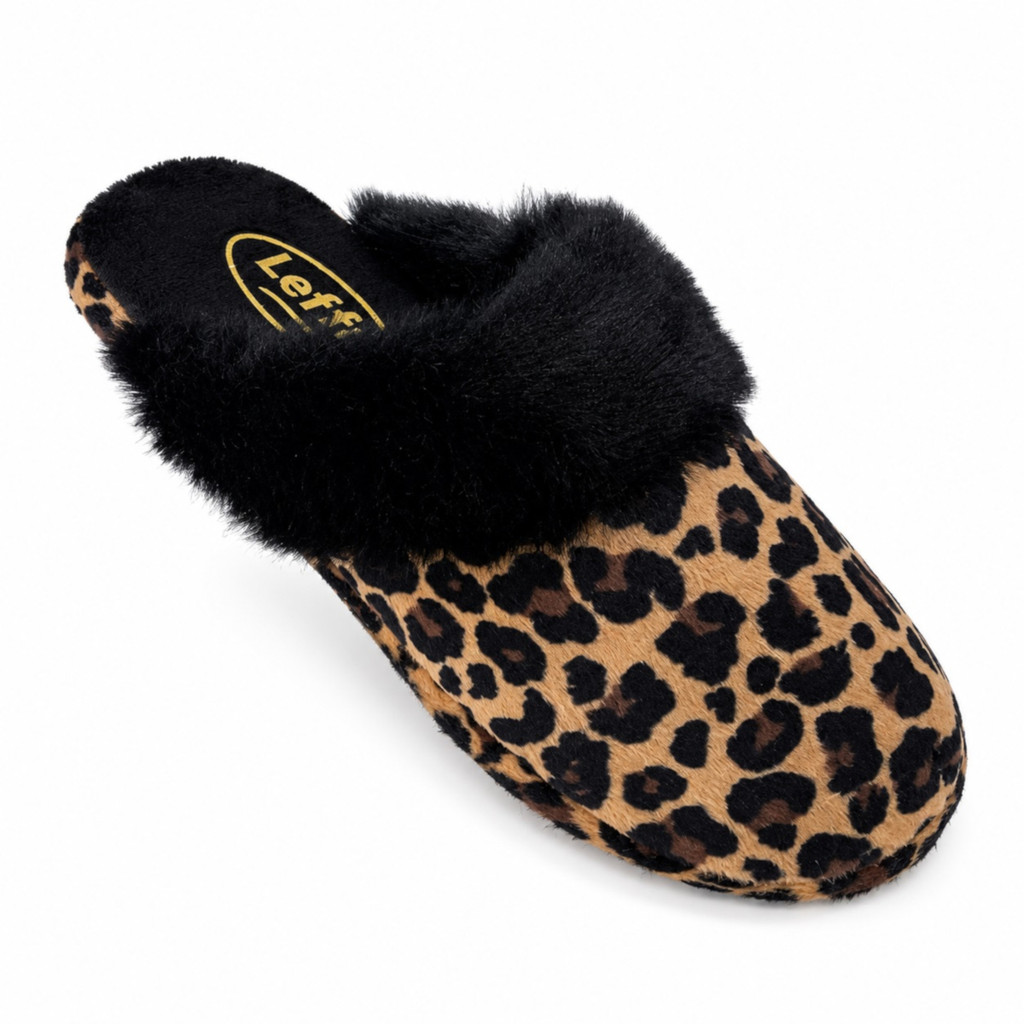 Chinelo Pantufa Feminino Leffa Confortável Peluciada 559