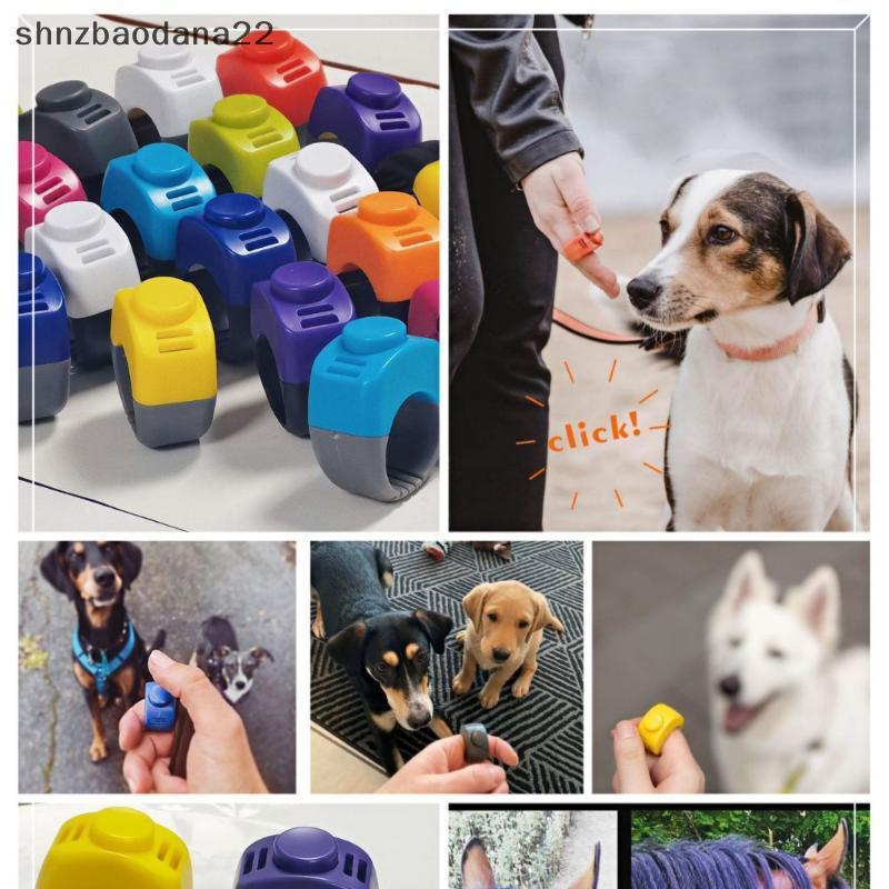 [Shnzd] Novo Anel Clier Pet Mini Dedo Equipamento De Treinamento Obediência Chocalho Trainer Suprimentos Para Animais De