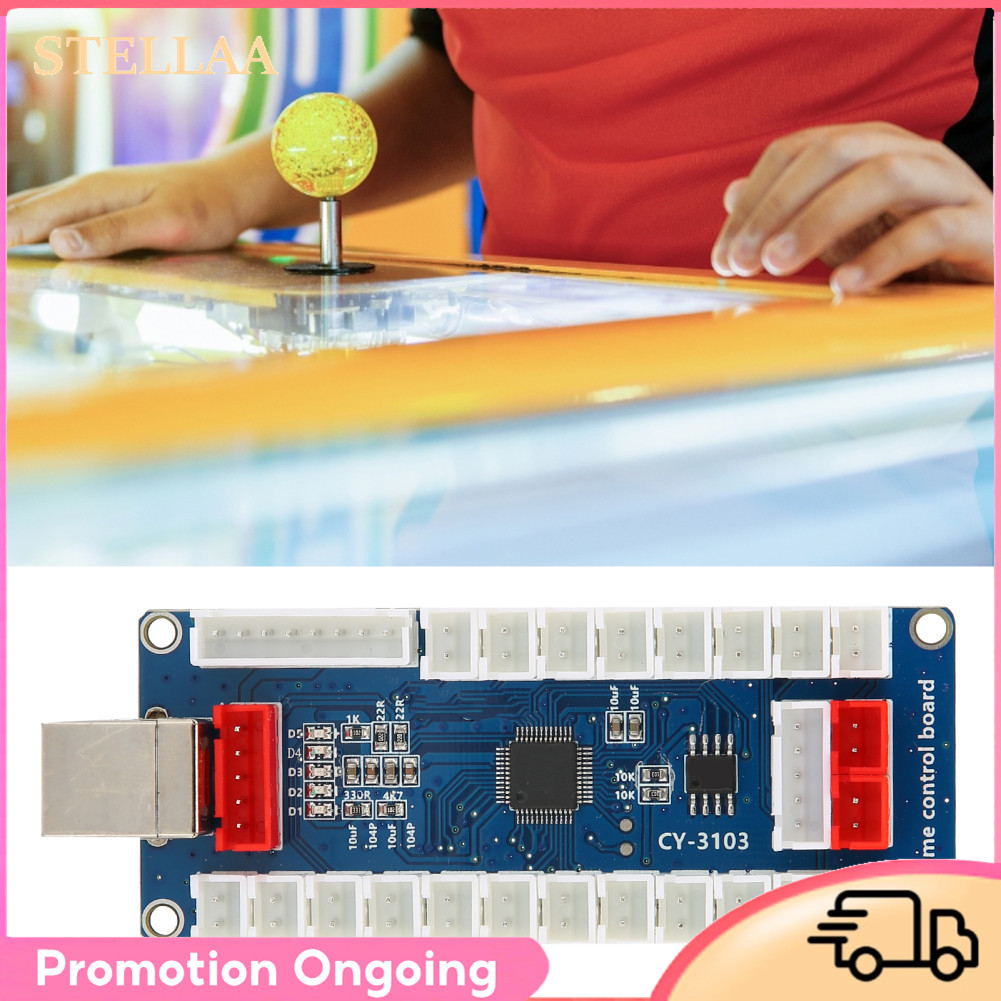 Stellaa Placa codificadora do controlador de arcade Zoro Delay PCB para Raspberry Pi PC PS2 PS3 100% sem latência zero