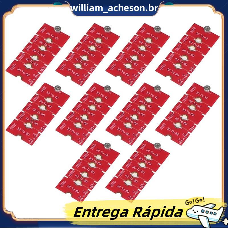 M . Adaptador De Extensão SSD 2 NVMe NGFF 10 Pacotes-Converte Suporte De Ajuste De Comprimento 2230 A 2242 2260 2280
