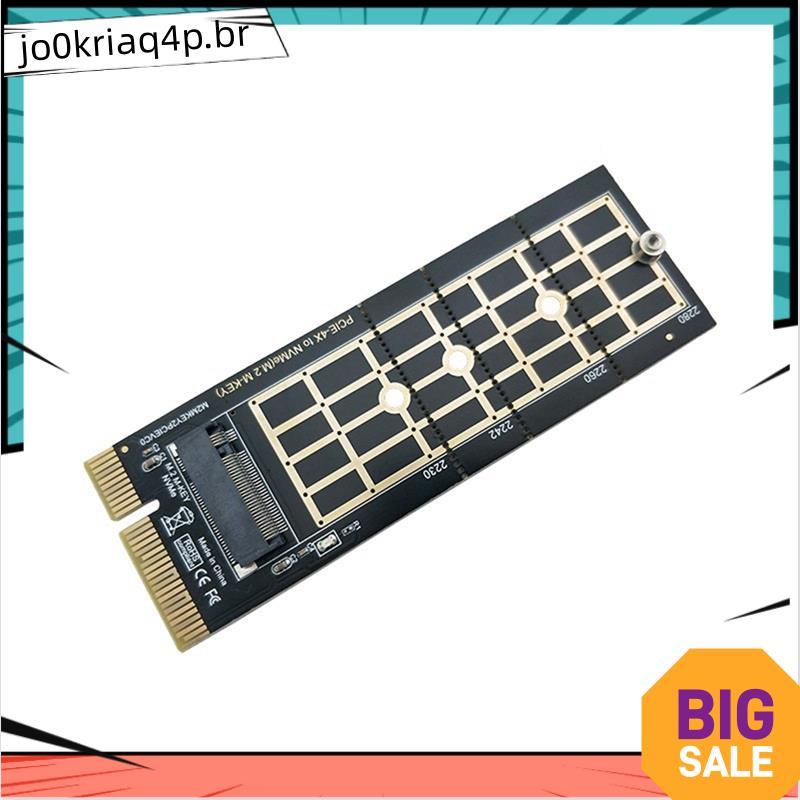 Adaptador De Conversão PCI-E Para M . 2 , Placa Adaptadora SSD NVMe 3.0 X4 Suporte 2230 2242 2260 2280
