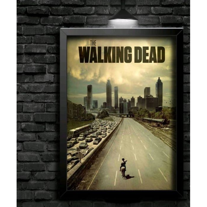 Quadro Decorativo - The Walking Dead - Séries E Filmes – Geeks - Modernidade E Estilo - Zumbis - Série E Filme - Zumbi