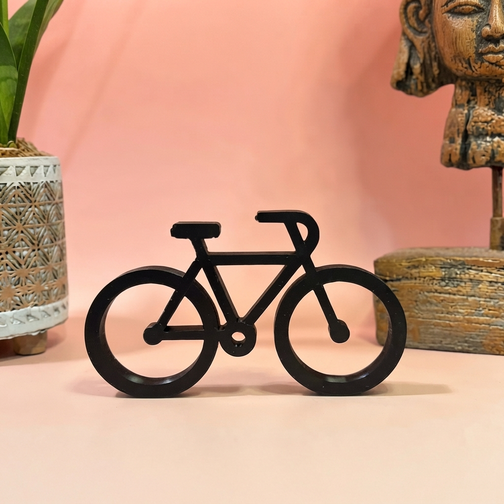 Escultura Decorativa Bicicleta Minimalista | Estilo & Modernidade
