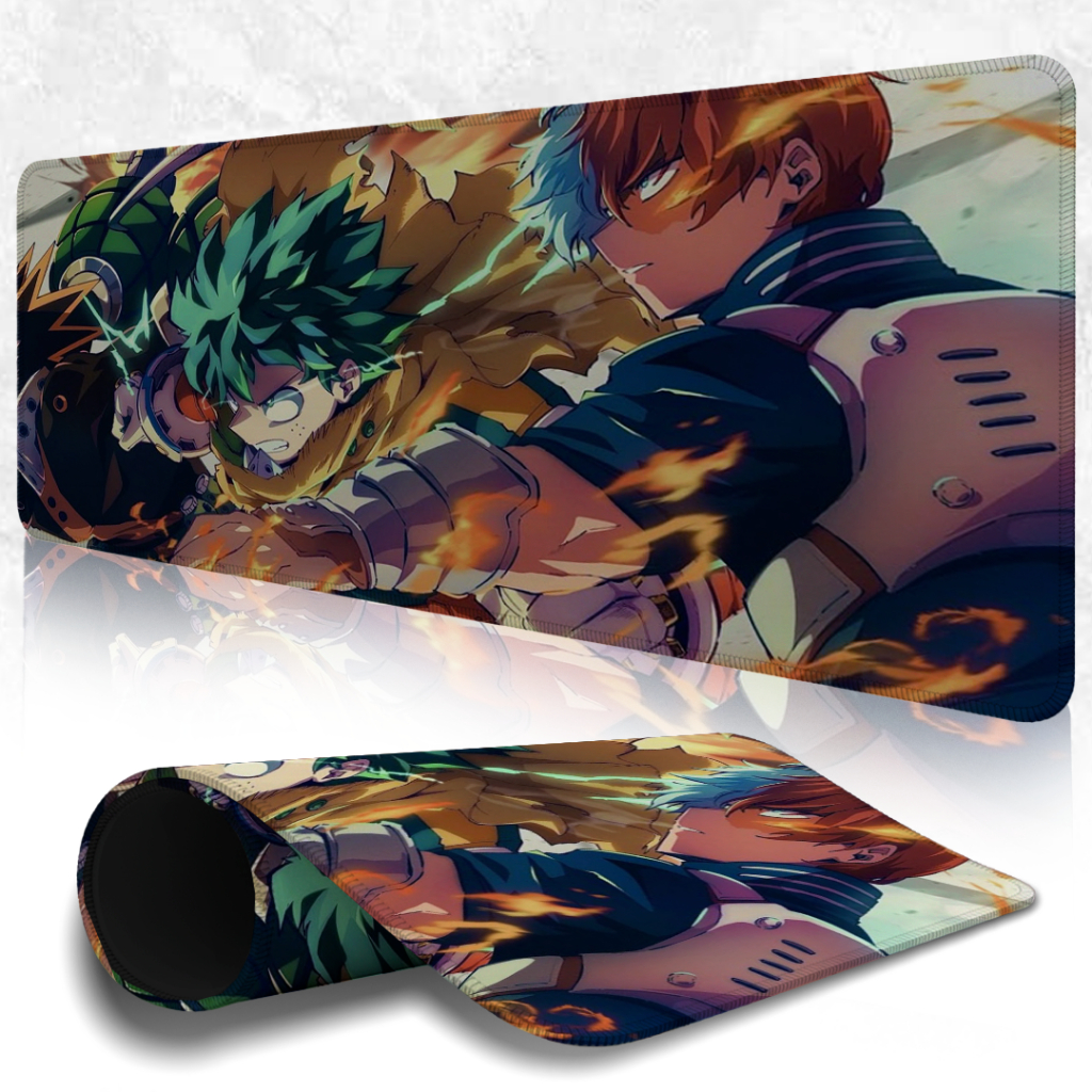 Mouse Pad Gamer Antiderrapante Speed Com Bordas Costuradas Confortavel E Macio Com Estampa De Anime 100% Exclusiva