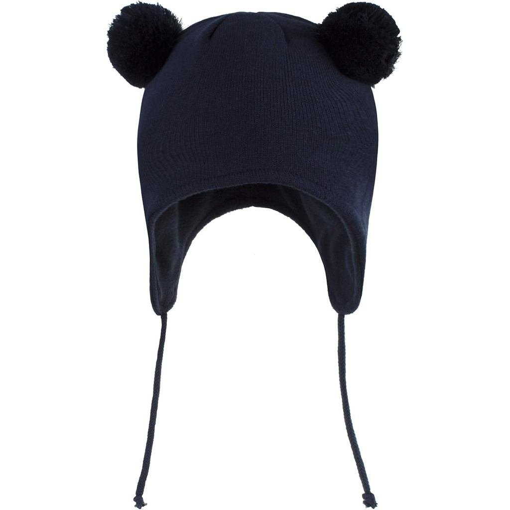LANGZHEN Cute Pom Pom Babys Winter Hat Infant Earflap Knit Warm Cap for Boys Girls Toddler Kids Fleece Lined Beanie