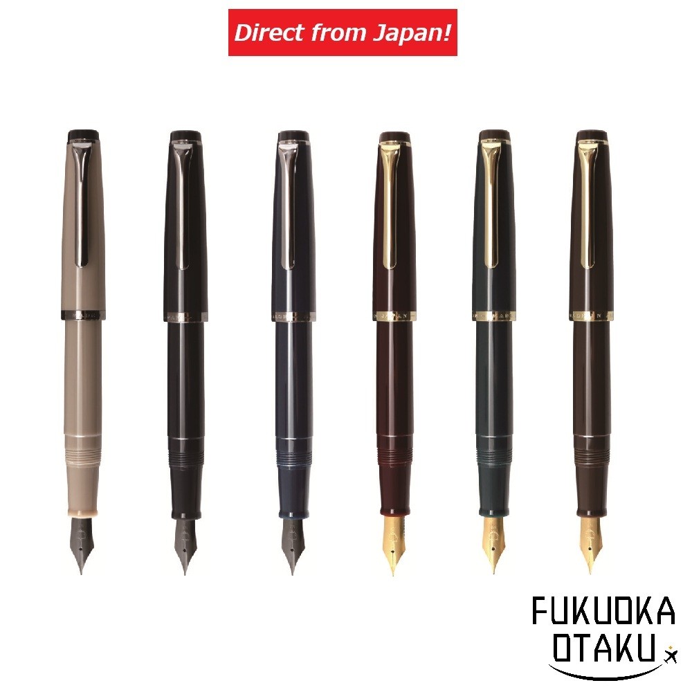 Caneta-tinteiro SAILOR Lecoule Caneta Escrita Safari Beige/All Black/Iron Blue/Ruby Red/Teal Green/Pale Brown【Direto do Japão】