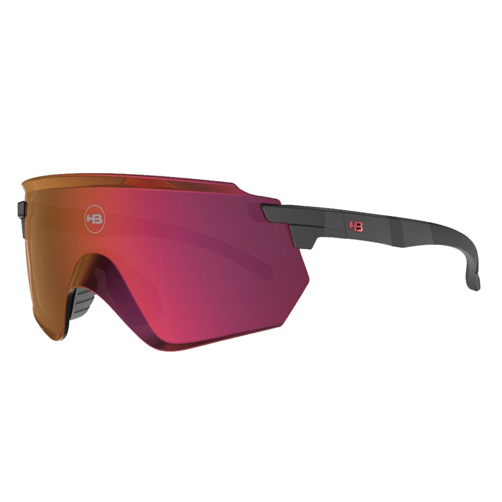 Óculos De Ciclismo HB Flare M Black D Red Chrome Vermelho