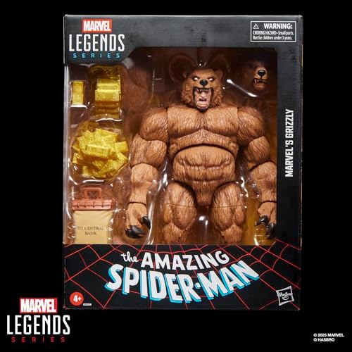 Hasbro MARVEL Marvel Legends Series Grizzly Amazing Spider-Man Comics Collector's 6-Inch Action Figure G2084 Official Me