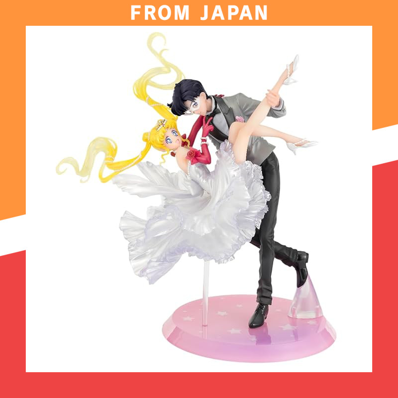 TAMASHII NATIONS Sailor Moon Usagi & Tuxedo Mask [Moonlight Glow Edition] FiguartsZERO Chouette Collector Figure