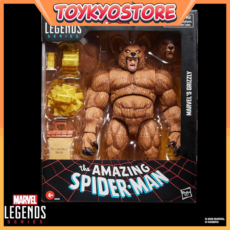 Hasbro MARVEL Legends Series Grizzly Amazing Spider-Man Comics Collector's 6-Inch Action Figure G2084 [Direct from Japan