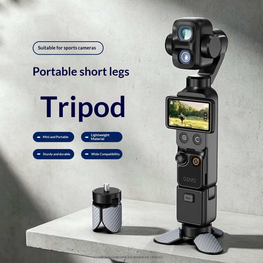 Adequado para DJI POCKET 4P/4/Luna Ultra Mini Tripé Desktop Acessórios de Base fixa