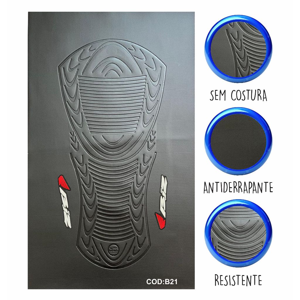 Capa Banco de Moto Emborrachada 3D Preta Universal Biz